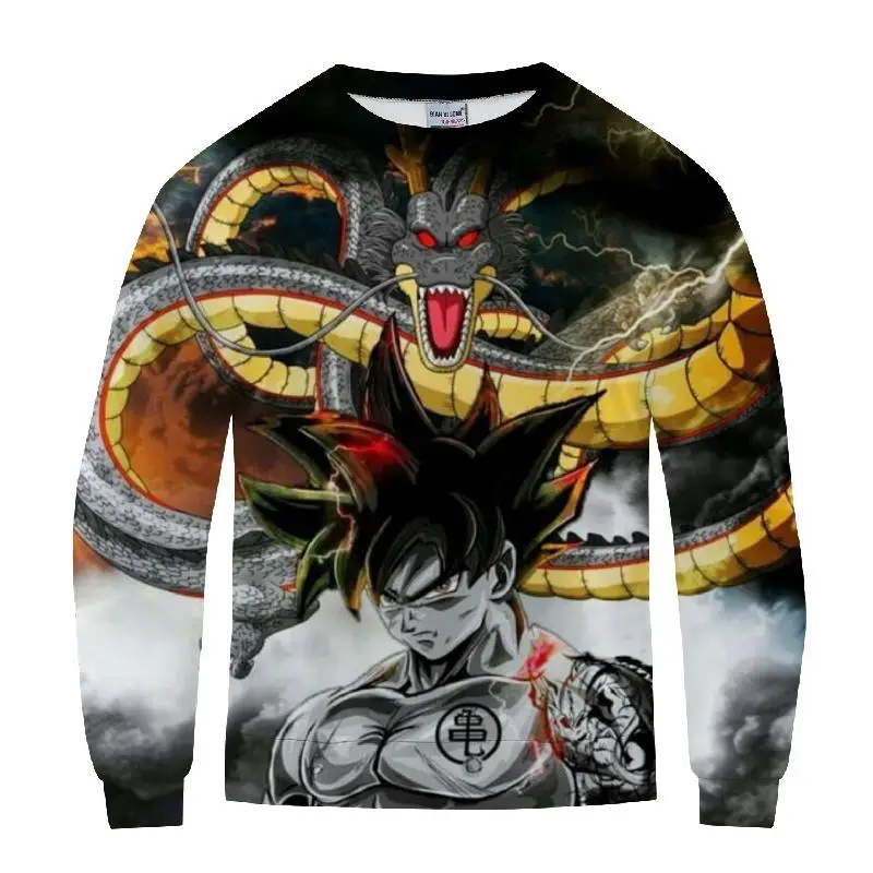 Новинка, аниме Dragon Ball, Супер Саян Гоку, 3D принт, свитшоты для женщин/мужчин, хипстерская уличная одежда, повседневная бархатная толстовка, одежда