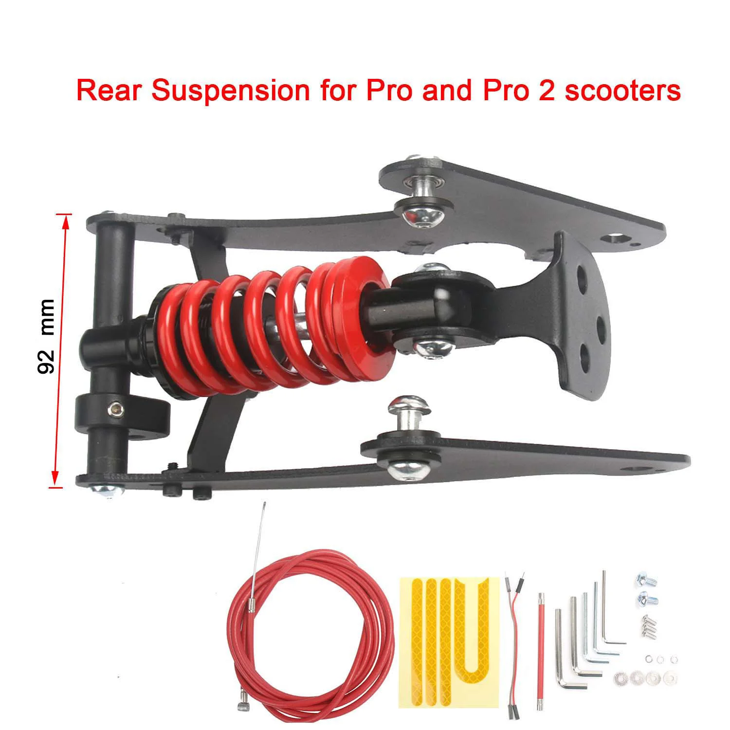 Fourche de Suspension avant de Scooter pour Xiaomi M365 Pro Pro2, disque de ein, support en acier allié, Tube avant de Scooter électrique, pièces de choc  201355758