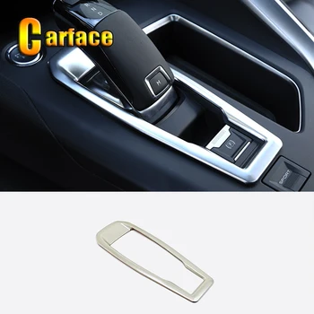 

Stainless steel For Peugeot 3008 GT 5008 2017-2020 Accessories Car gear shift knob frame panel Decoration Cover Trim Car Styling