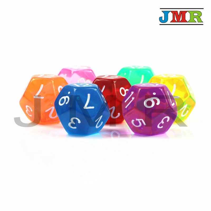 7 шт. игральные кубики радужного цвета цветов|dice 7|d12 dicegame dice |