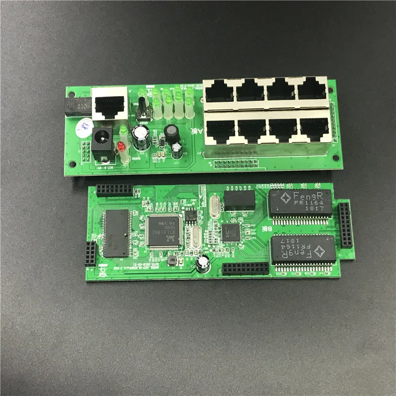 PCBA-2 Мини-маршрутизатор модуль умный металлический корпус с Кабельная распределительная коробка 8 роутер с портом OEM модули с Кабельный маршрутизатор модуль материнская плата - Цвет: PCBA-2