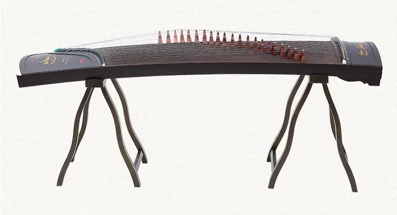 Профессиональный 21 струнный китайский zither phoebe дерево гучжэн белая сосна твердые деревянные буквы выгравированы Гу Чжэн зитер