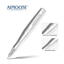 Aimoosi Professional A5 digital intelligent  Permanent makeup for Eyebrow tattoo machine kit with Gun Cartridge Needle