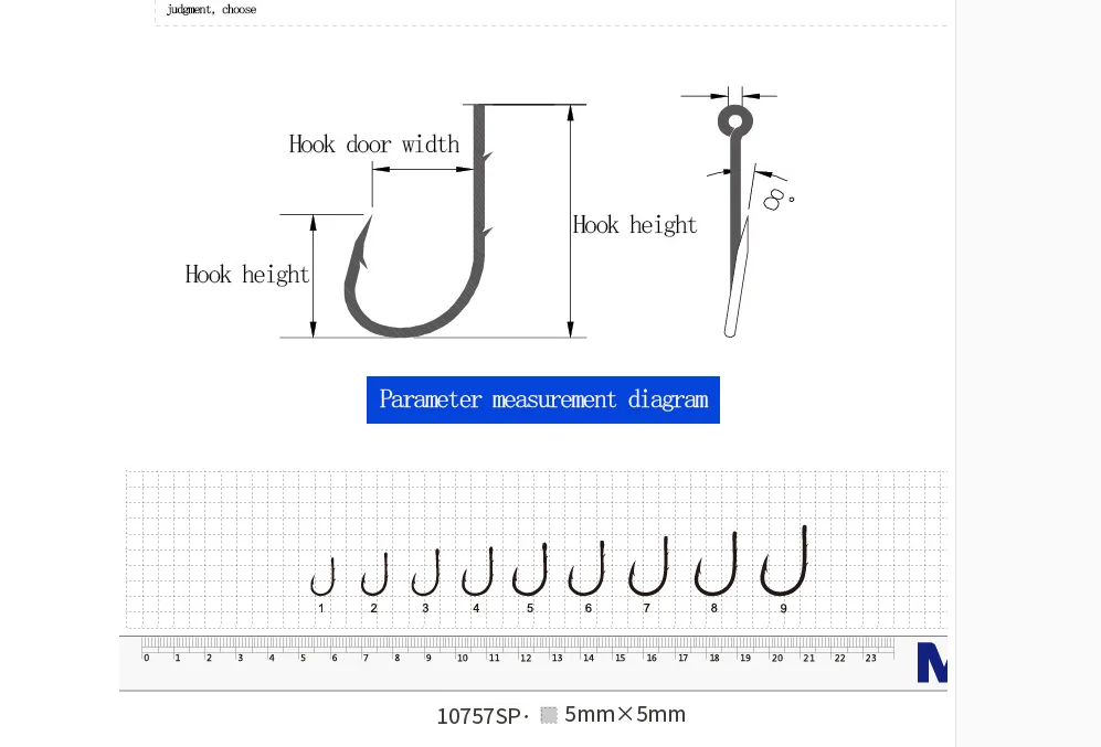 Orginal Mustad Haken Mit Ring 10757 High Carbon Stahl Peche Anzol Doppel Zurück Widerhaken Locken Wedkarstwo Angelhaken 1 #-9 # meer Pesca – Detail 3