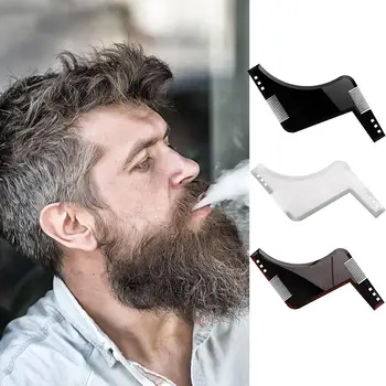 

Men Beard Shaping Styling Template Comb Hair Beard Trim Shaper Shower Salon Beard Shaving shave styling comb care brush Tool