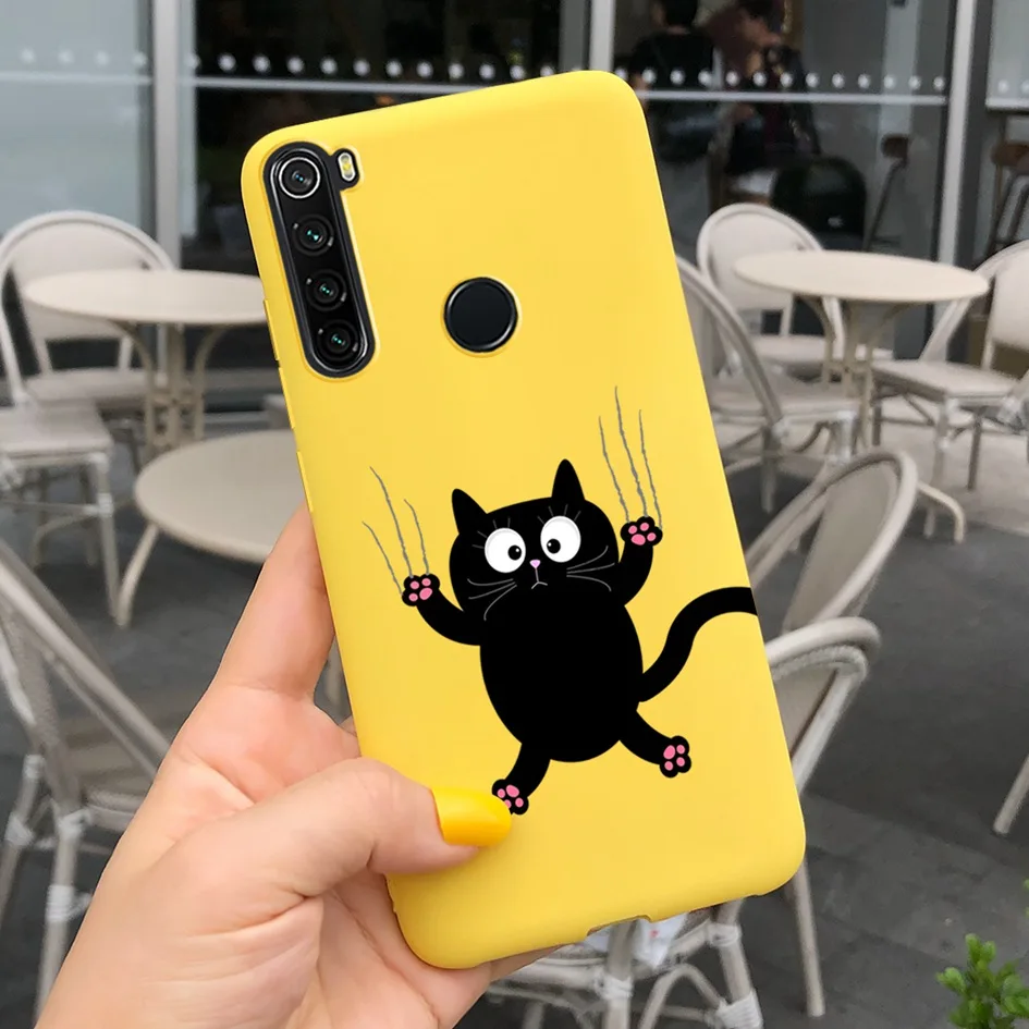 For Fundas Xiaomi Redmi 8A Note 8 Pro Case Cute Cartoon Silicone Pattern Back Cover For Redmi Note 8 Pro Redmi8 A8 8 A Phone Bag xiaomi leather case card Cases For Xiaomi