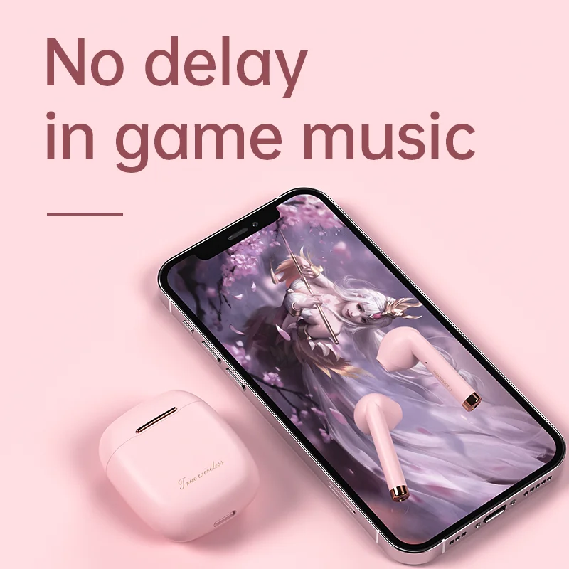 2020 TWS Bluetooth Wireless Earphone Stereo Noise Cancelling Touch Control Headphone For Xiaomi Huawei Samsung with Microphone