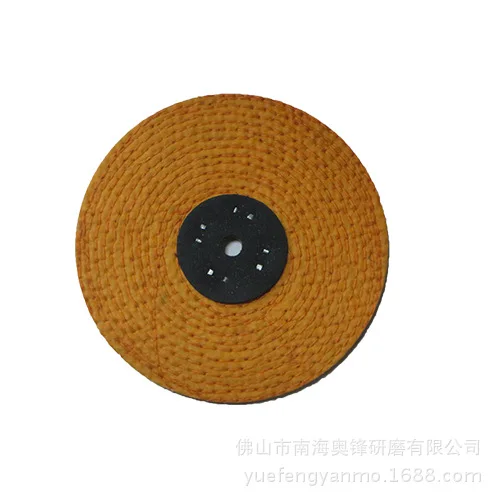 

Edge Front Oil-Immersed Nail Leather Sisal Buffing Wheel 150 Size Abrasives Polishing Wheel Angle Grinder Sisal Buffing Wheel St