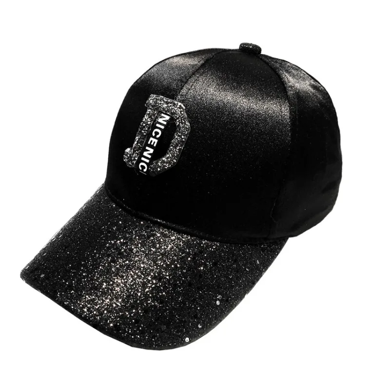 Бейсболки женские кепки с козырьком модные спортивные блестками для улицы