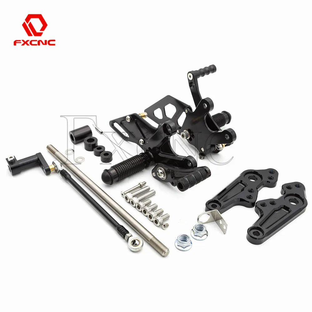 CNC алюминиевый мотоцикл Rearset подножка задний Набор регулируемая подножка для Honda Monkey Bike Z125 Z 125