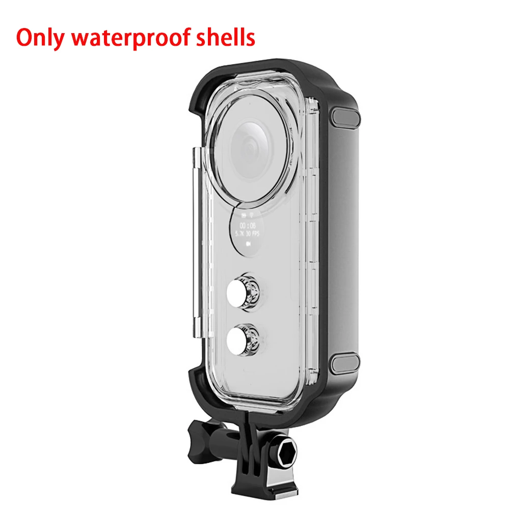

Action Camera Hard Shell Waterproof Outdoor Activity Compact Easy Install Reusable Protective Case Mount Anti Scratch For ONE X
