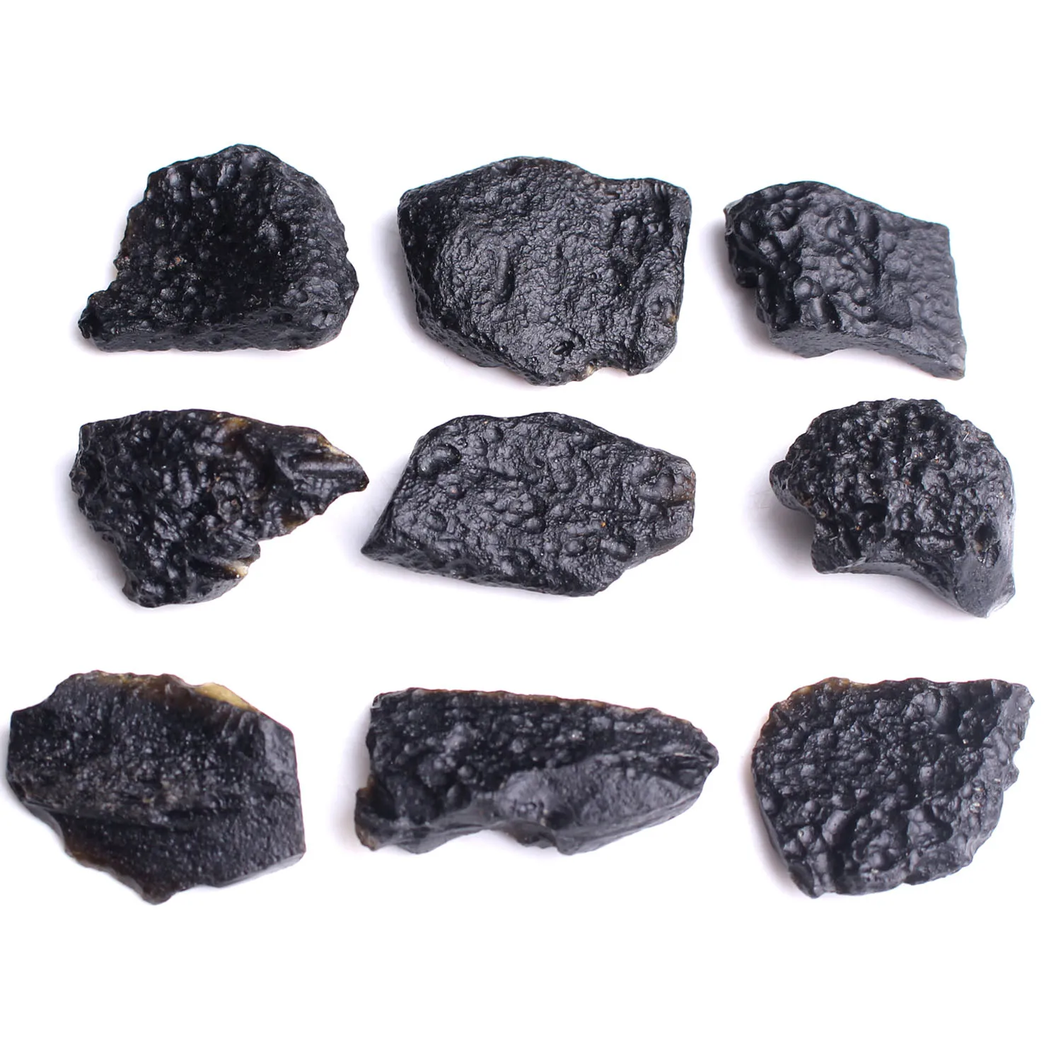 1 шт. натуральный черный метеорит Индокитайский Tektite камень с подвеской