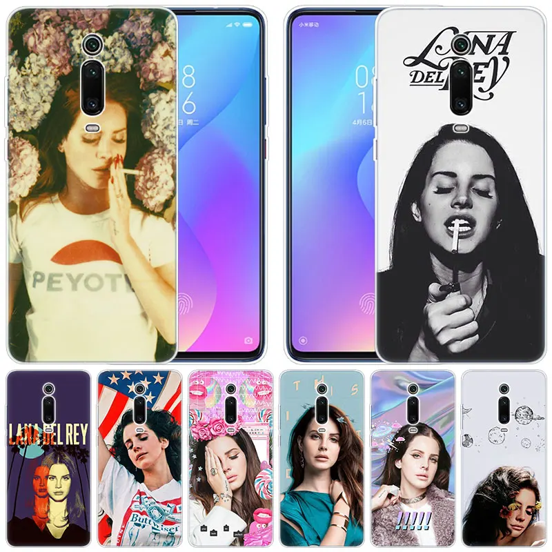 

luxury Silicone Case Lana Del Rey for Xiaomi Pocophone F1 Mi 9T Pro CC9 CC9E 9 9SE 8 A3 A2 Lite A1 5X 6X Mix3 Play Fashion Cover