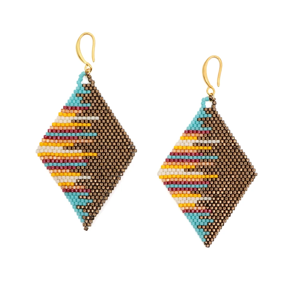 Go2boho MIYUKI серьги богемные серьги для женщин Pendientes серьги шикарные Boho бисер летние модные ювелирные изделия Aretes