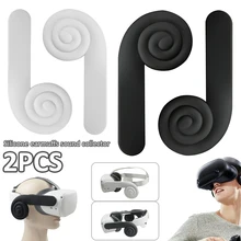 Design Silicone Ear Muffs for Oculus Quest/ Quest 2 VR Headset A Enhancing Sound Solution for Quest 2 (1 Pair) Virtual Reality