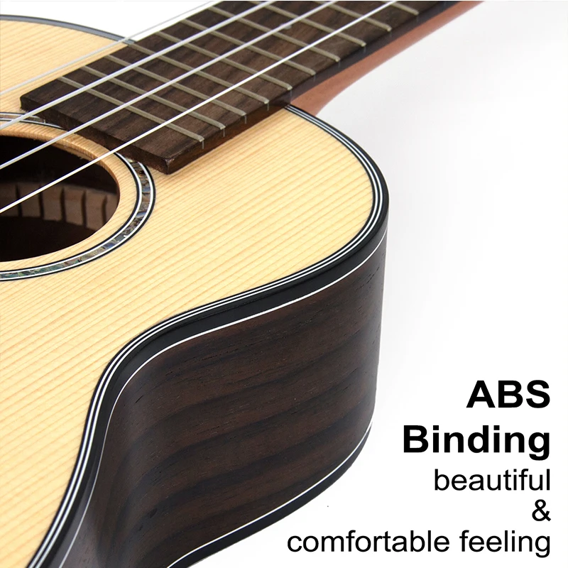 Kmise Solid Spruce концертный набор укулеле Uke Гавайская гитара 23 дюйма 18 лада|fret|fret guitar |