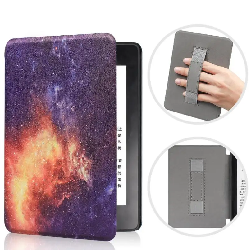 Чехол Gligle handstrap для Amazon kindle Paperwhite 4 корпус электронной книги 1 шт./лот+ пленка для экрана+ сенсорная ручка - Цвет: 1