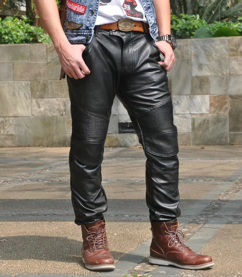 PU leather motorcycel protector jeans a1