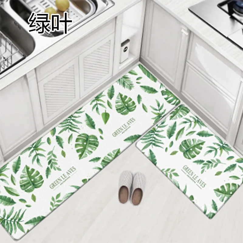 Quality Kitchen Carpets PVC Leather Floor Mats Tatami Waterproof Oil proof Kitchen Rugs Large Floor Carpets Doormats Bedroom - Цвет: 5
