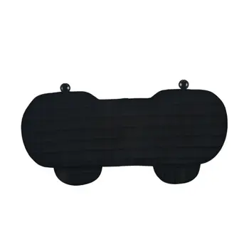 

Black Auto Rear Chair Cushion Mat Protector Car Plush Rear Seat Cover Accessories 4 Seasons Breathable For Most 5-Seat Car SUV