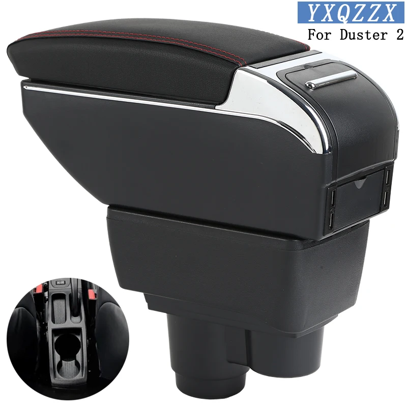 For Renault Duster Armrest Box Duster 2 Universal Car Central Armrest