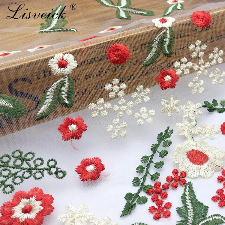 1 метр 142 см Милая Роскошная склеенная блестящая вышивка Тюлевая сетчатая кружевная ткань для свадебного платья/вечернее платье одежда юбка