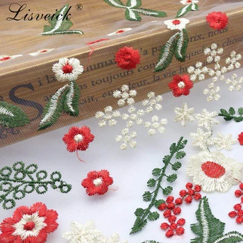 

1meter 142cm nice luxury glued glitter embroidery tulle mesh lace fabric for wedding dress/evening dress clothing skirt