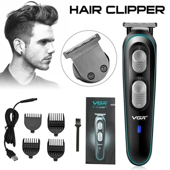 

Professional Men's Electric Hair Clippers Rechargeable Cordless Clippers Adult Razors cutter Haircut machine with 4 Guide Comb