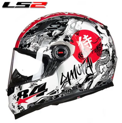 Samurai LS2 FF358 полное лицо мото rcycle шлем гоночный мужчина женщина КАСКО мото Емкость ls2 в Бразилию шлем мото одобренный ECE - Цвет: Samurai