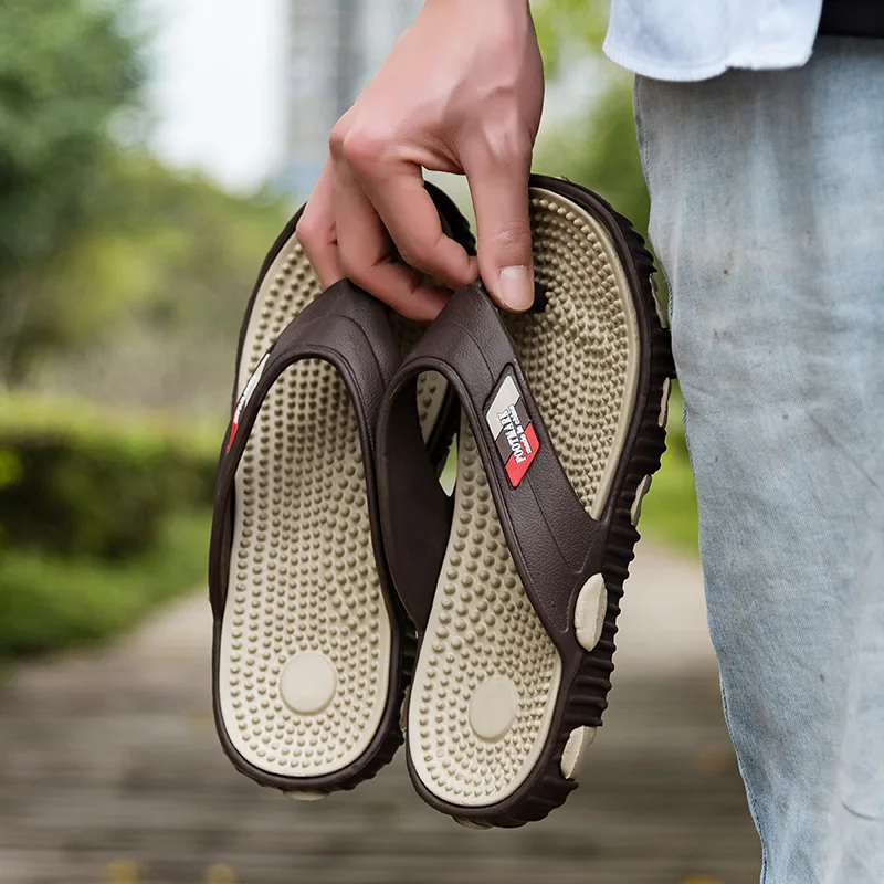 soft flip flops mens
