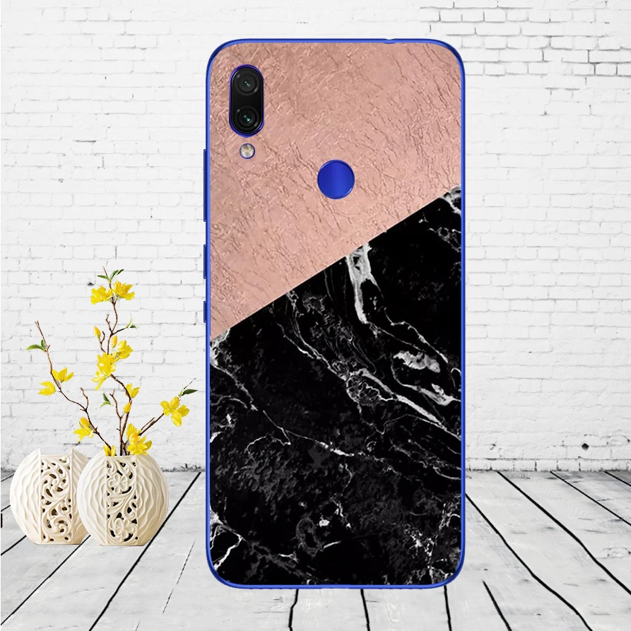 Чехол для Xiaomi Redmi Note 7, силиконовый чехол для Xiaomi Redmi Note 7, задняя крышка, чехол для Redmi Note 7, чехол для телефона - Цвет: F45