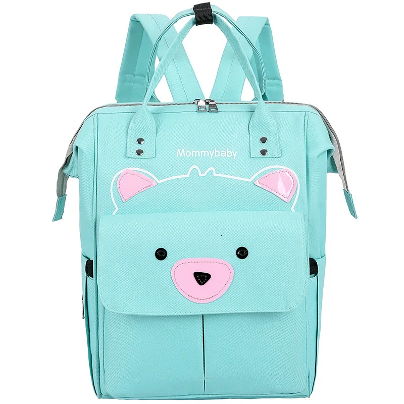 Smallbeargreen Детская сумка для мамы, рюкзак для путешествий, сумки для подгузников, органайзер, сумки для мам, Детская сумка для мам, модная сумка для подгузников для мам ухода за ребенком Сумка - Цвет: Smallbeargreen