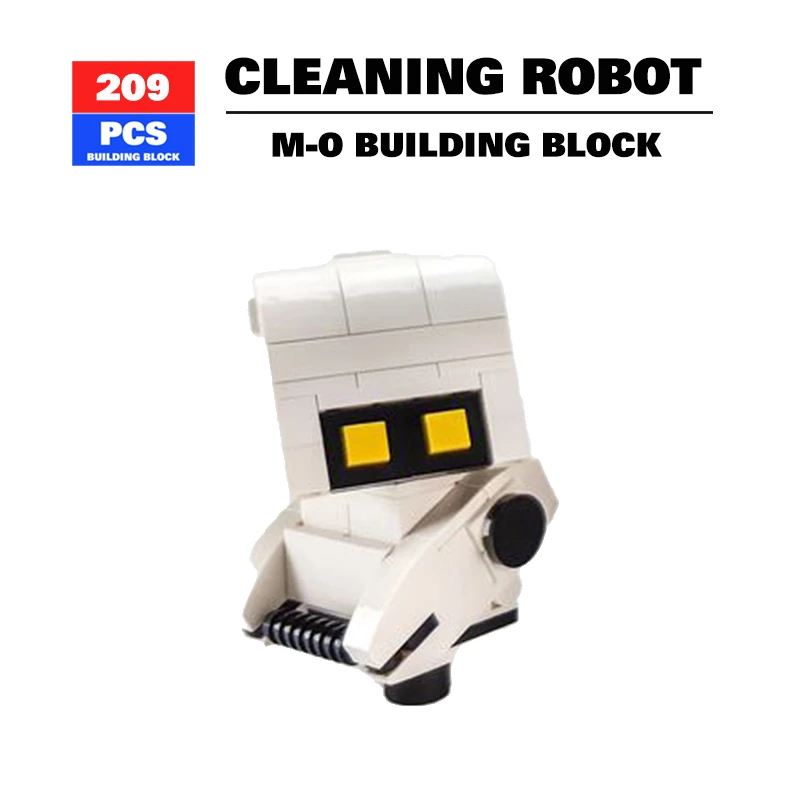 Moc Movie Series Technical Robot Cleaning Robot M O Building Block Model Assembly Model Kids Toys Holiday Gift Diy Birthday Gift Aliexpress