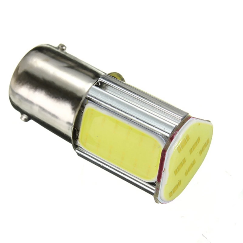 2 шт. 12 V фары автомобиля 5 W 1156 COB светодиодный лампы 1156 Авто Поворотная фара для автомобиля лампа 500lm 6500-7000 K белый