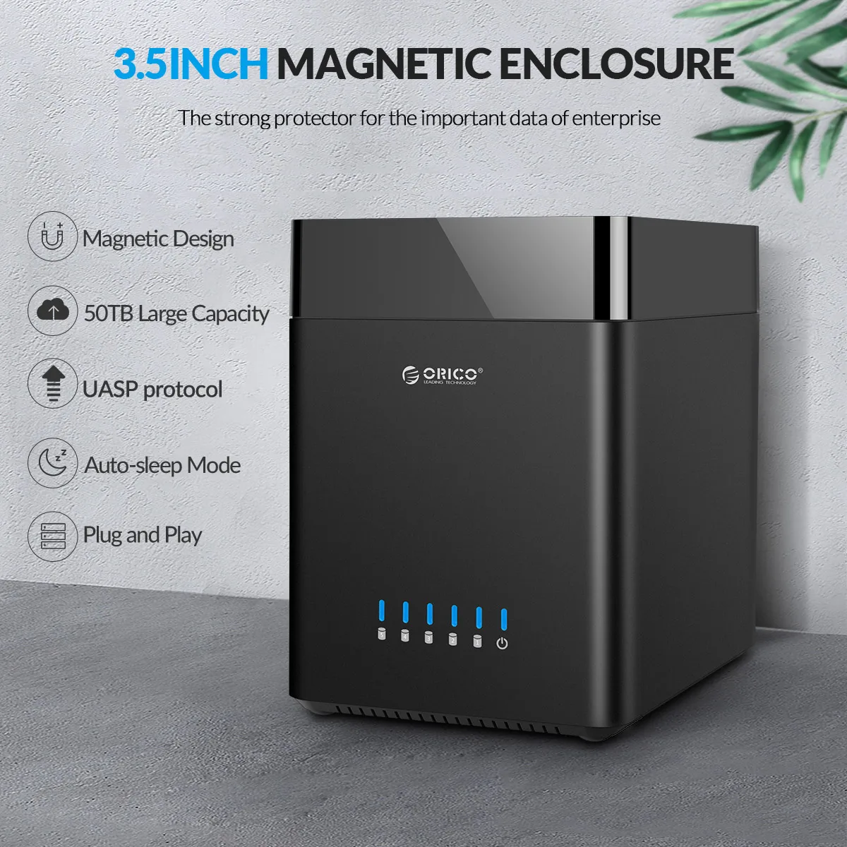 Polegada hdd com tecnologia magnética do aadapter da energia 12v