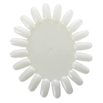 

5pcs Nail Art Acrylic Tips Display Beige