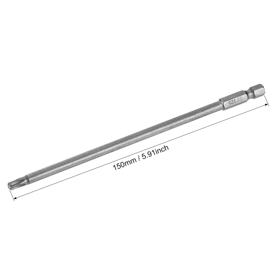 Отвертка uxcell Torx с шестигранным хвостовиком и шестигранным хвостовиком длиной 1/4 дюйма, Магнитный Отвертка S2 для электрических воздушных дрелей