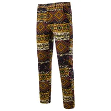 Мужские брюки в западном стиле для отдыха с принтом Nation Wind K51