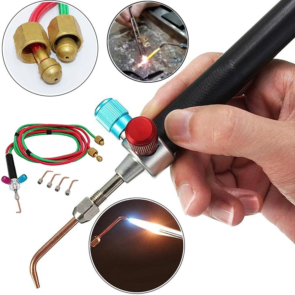 Mini soldador de Gas para joyería, Micro soplete de joyería, mangueras de soldadura, Mini soplete de Gas, Kit de soldadura, 5 TDH|Juegos de herramientas manuales| - AliExpress