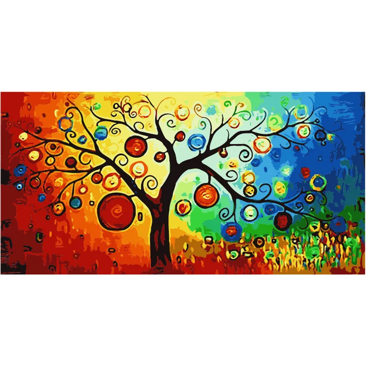 

Genuine Product DIY Digital Oil Painting Wholesale Agent Living Room Sharply Landscape Waterfall Scenery Tree Size-Choice