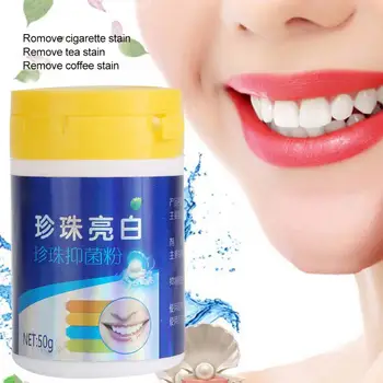 

Teeth Whitening Tool Whitening Teeth Powder Teeth Cleaning Dental Plaque Stains Anti-Bacteria Powder Oral Care Tool 50g