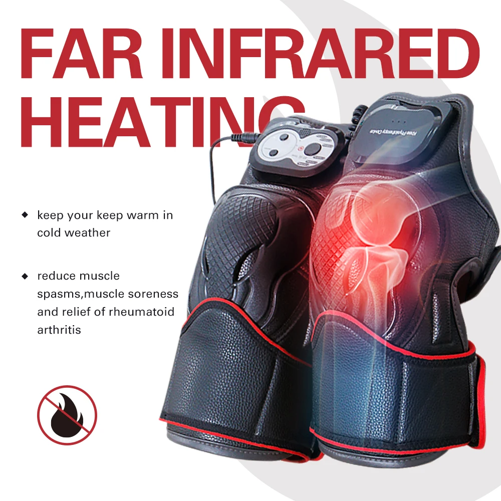 Skup Elektryczna orteza stawu skokowego dalekiej podczerwieni terapia cieplna masażer do nóg zmniejszyć kolano reumatyczne zapalenie stawów kolana cieplej Temprature regulowany