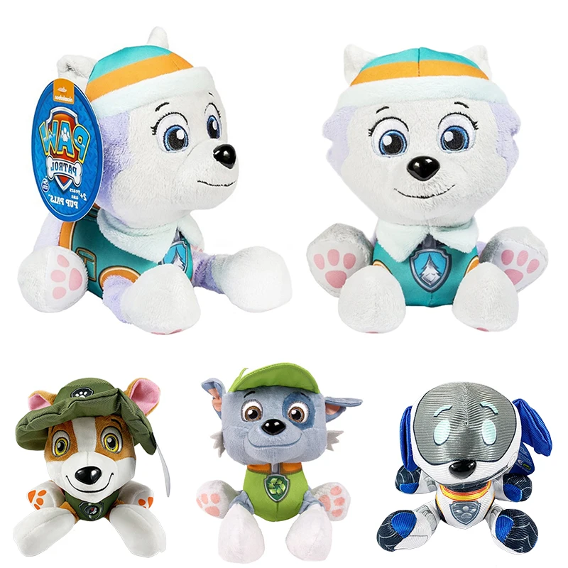 Paw Patrol Плюшевые игрушки 20 см мультфильм щебень игрушка собаки плюшевая фигурка кукла игрушка детский подарок на день рождения