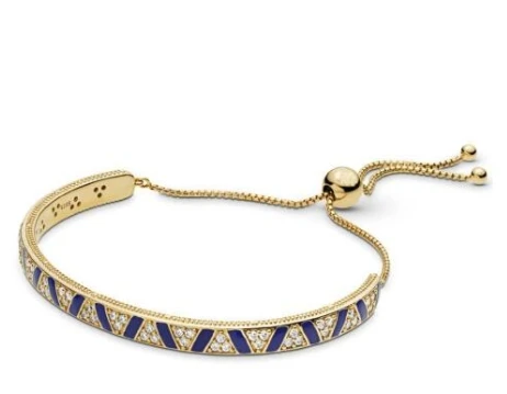 Новые Оригинальные 925 пробы серебряные блестящие камни и треугольные милгрен полосы скользящий браслет подходит для женщин шарик очарование Мода ювелирные изделия