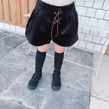 Зимние шорты для девочек Детские утепленные штаны