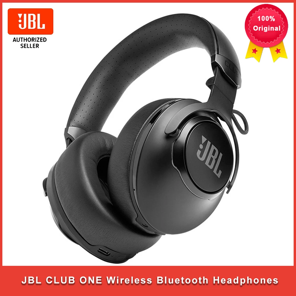Беспроводные накладные Bluetooth наушники JBL CLUB ONE настоящие адаптивные