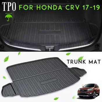 

1PCS Car Rear Trunk Liner Cargo Boot TPO Mat Floor Tray Mud Kick Protector Carpet For Honda for CR-V for CRV 2017 2018 2019