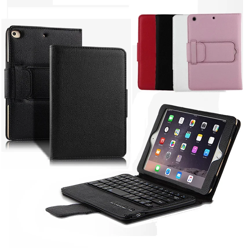 Съемный чехол для iPad mini 123 4 5 2019 с клавиатурой Bluetooth PU 7 9 ''для крышка