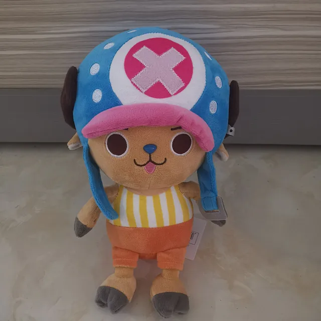 High Quality Game Cartoon Cute One Piece Chopper Plush Toy Kawaii Comic Soft Stuffed Doll Kids Gift 30cm
