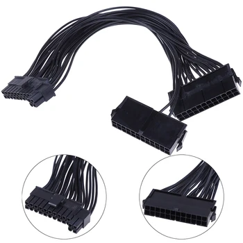 

30cm ATX 24Pin 20+4pin Power Supply Synchronizer Dual PSU Power Supply Adapter Cable For Mining Miner New Upgrade